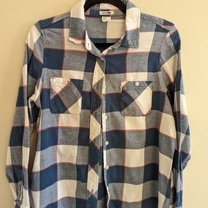 Women's Plaid Levi's Flannel Button Down